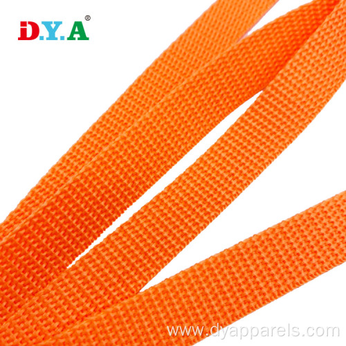 pp webbing colorful orange 20mm polypropylene belts